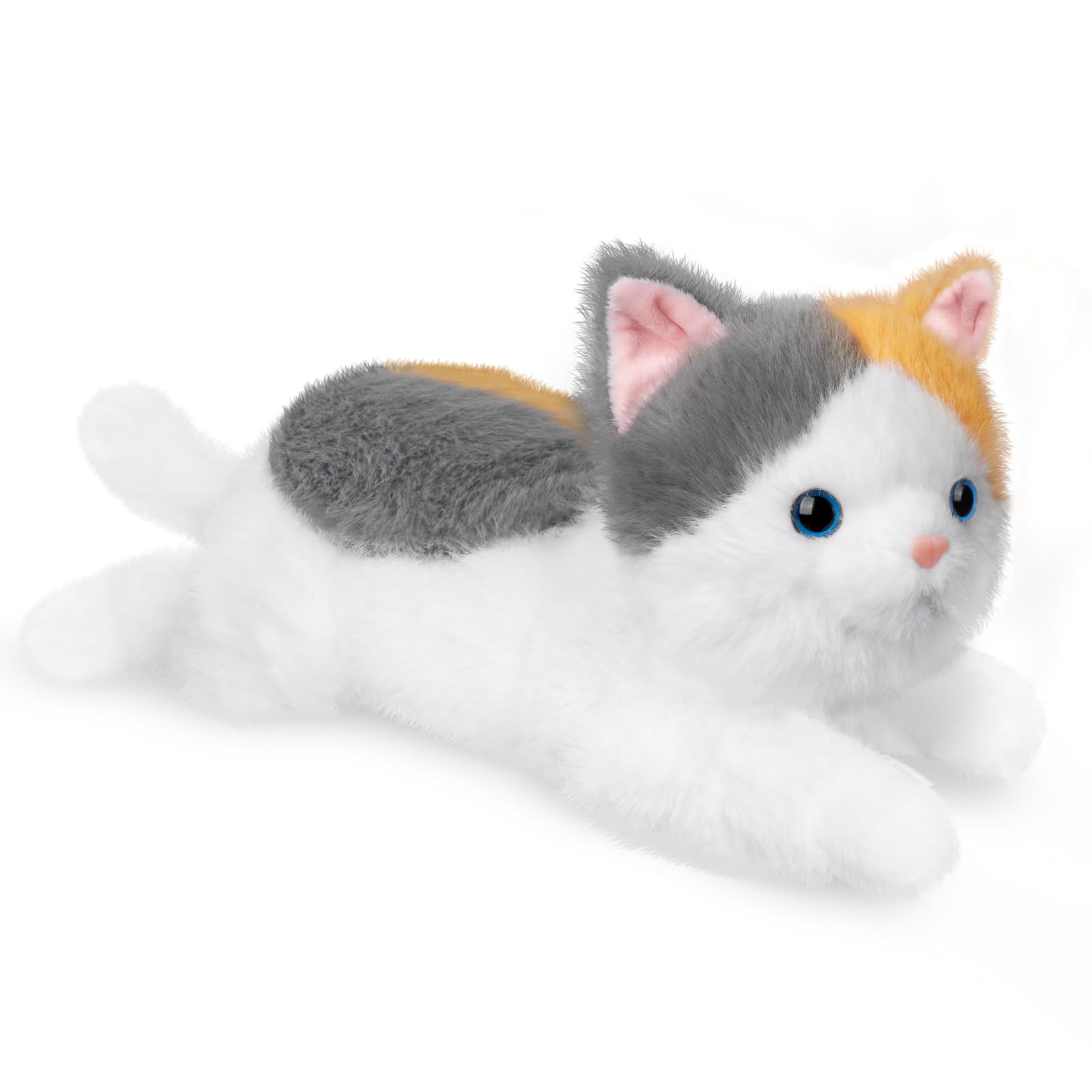 Amazon.co.jp: 19インチ 3ポンド 猫 重みのあるぬいぐるみ リアルな